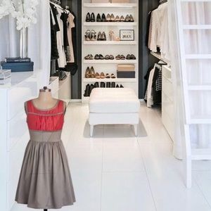 Final Sale New Pink/ Grey Dress By Ryu Boutique